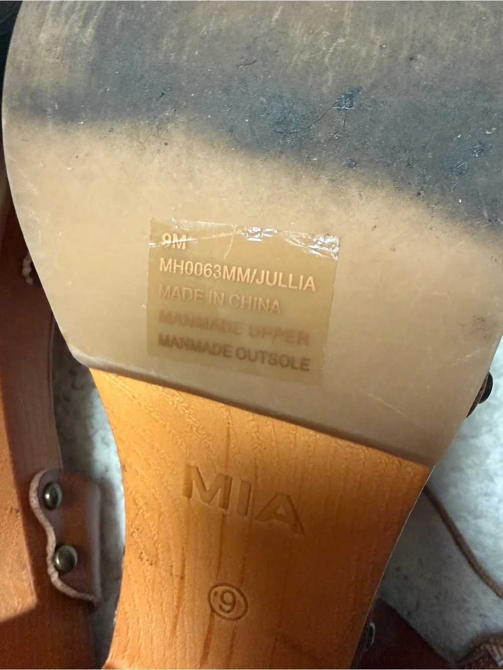 MIA “Jullia” Platform Clog Sandals